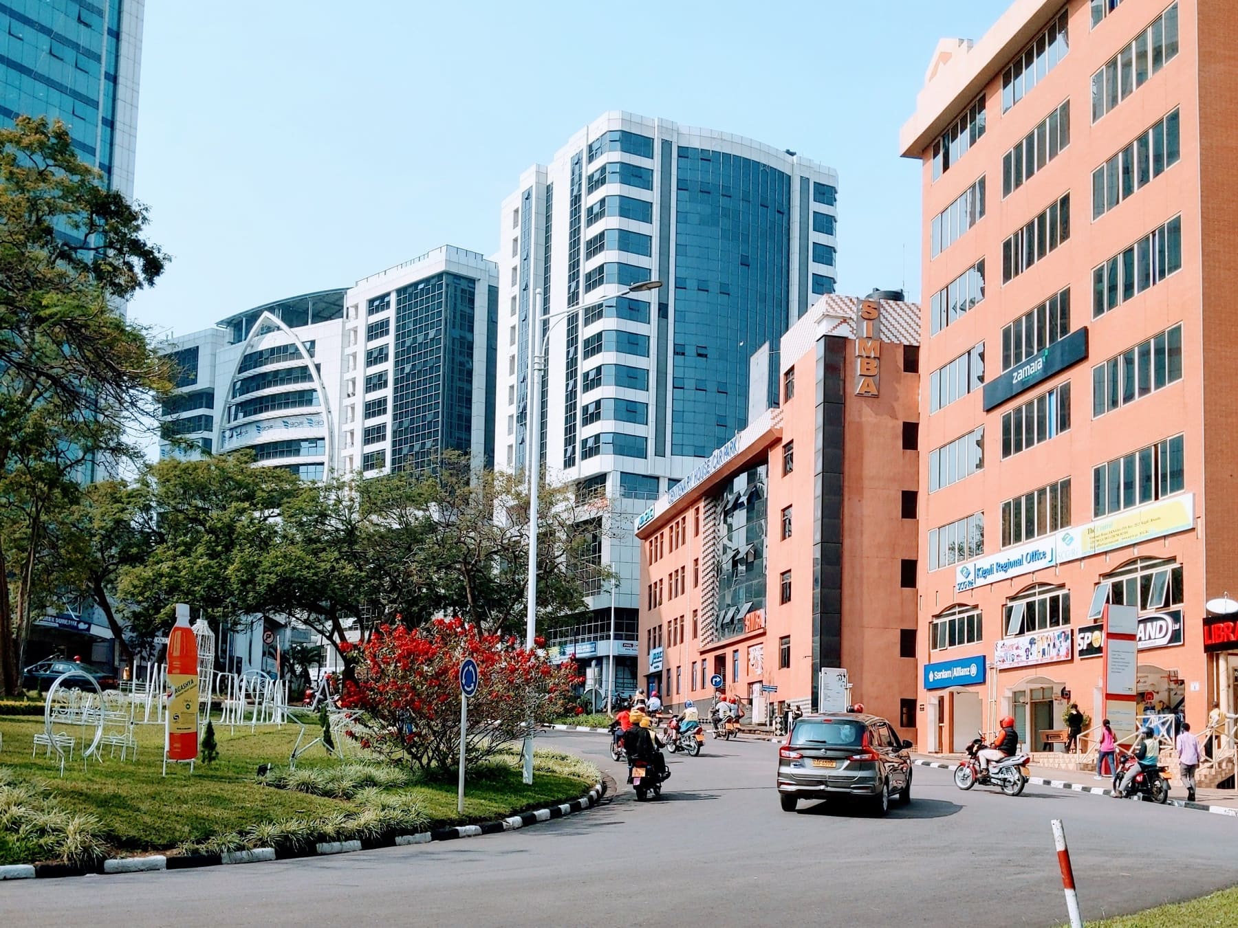 Construction site in Rwanda